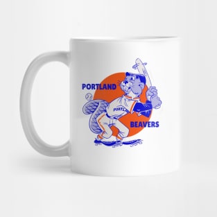 Retro Portland Beavers Mug